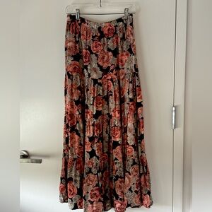 Blu Moon Floral Maxi Skirt Size 2
